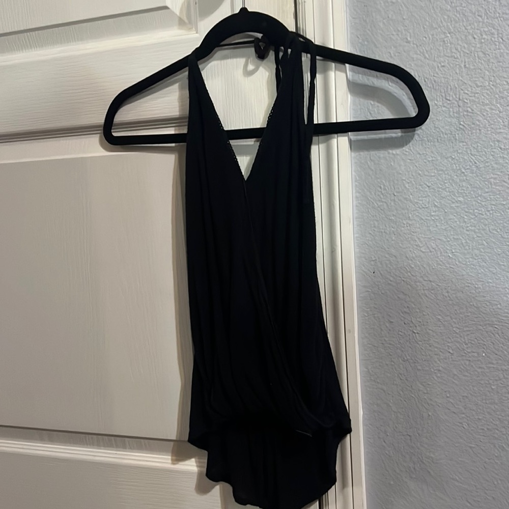 Abercrombie Black Halter Blouse